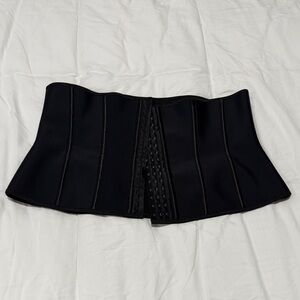 Corset Story 36” UNDER BUST LATEX WAIST TRAINER black